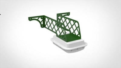 Railway Face Bracket Green